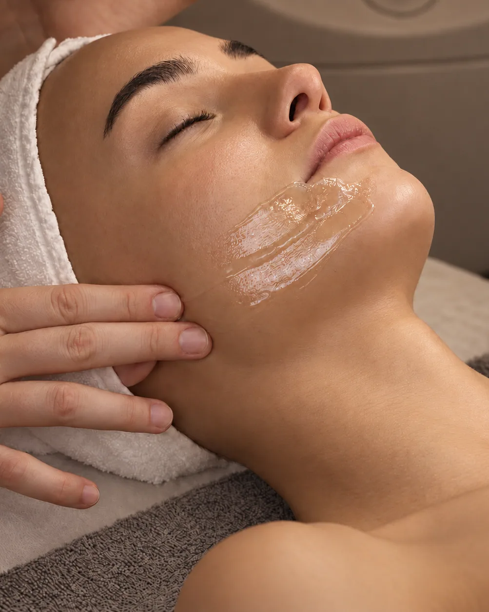 Maschera all'oro 24K